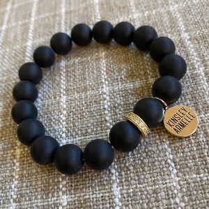 EUC Kinsley Armelle Eternity Collection Coal Bracelet